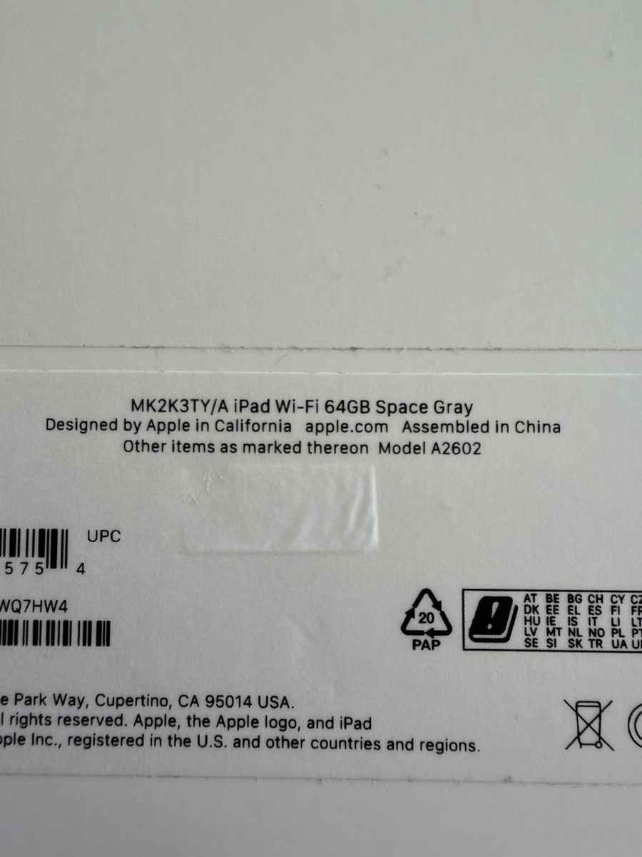Apple Tablet PC: iPad 9. Gen. Inklusive Slim Folio  – Usato da Würenlos venduto da Dumaguete71 5