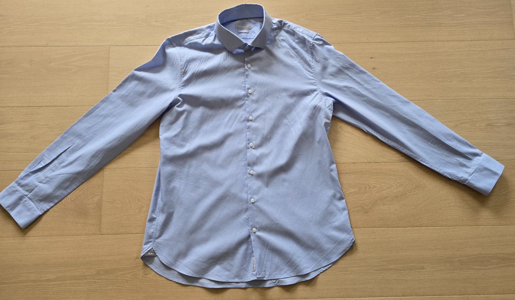 Michael Kors Camicie: Herren Hemd Michael Kors hellblau Grösse L – Usato da Winterthur venduto da Mick77