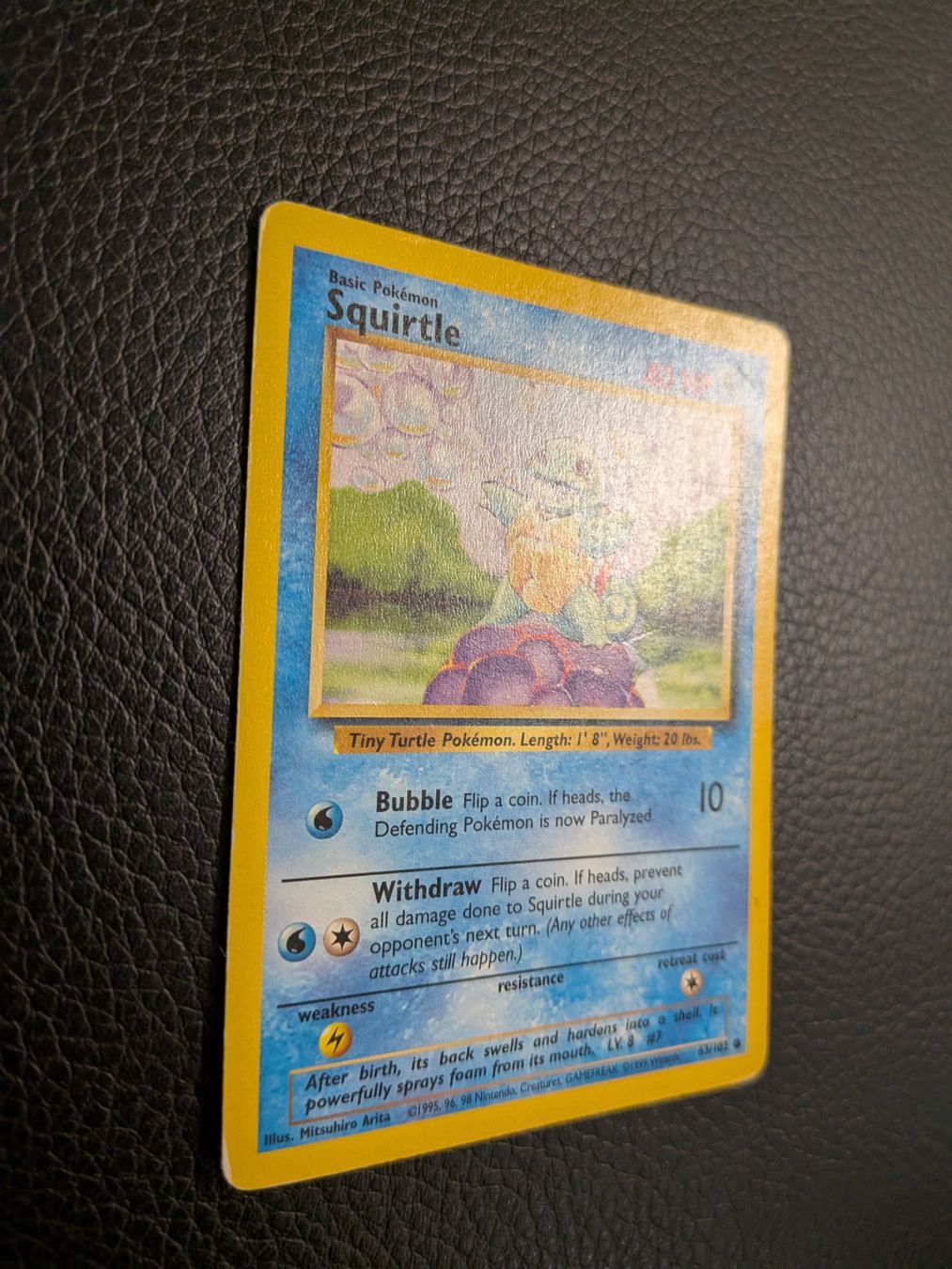 Pokémon Carte collezionabili: Base Set Squirtle 63/102 Ab 1 – Usato da Paradiso venduto da Pkmn10 2