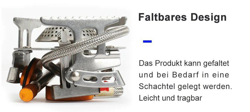 Veicoli da campeggio: Campingkocher mit Adapter, faltbar – Nuovo e nell'imballaggio originale da Niederwil SG venduto da kaseopeia 6