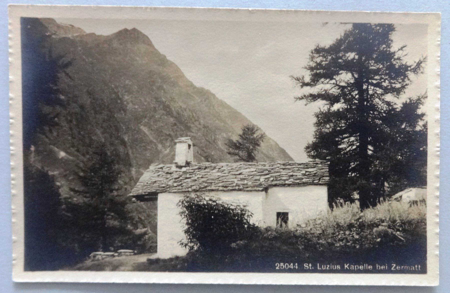 Cartoline postali: St. Luzius Kapelle bei Zermatt – Usato da Fétigny venduto da Billy2miny