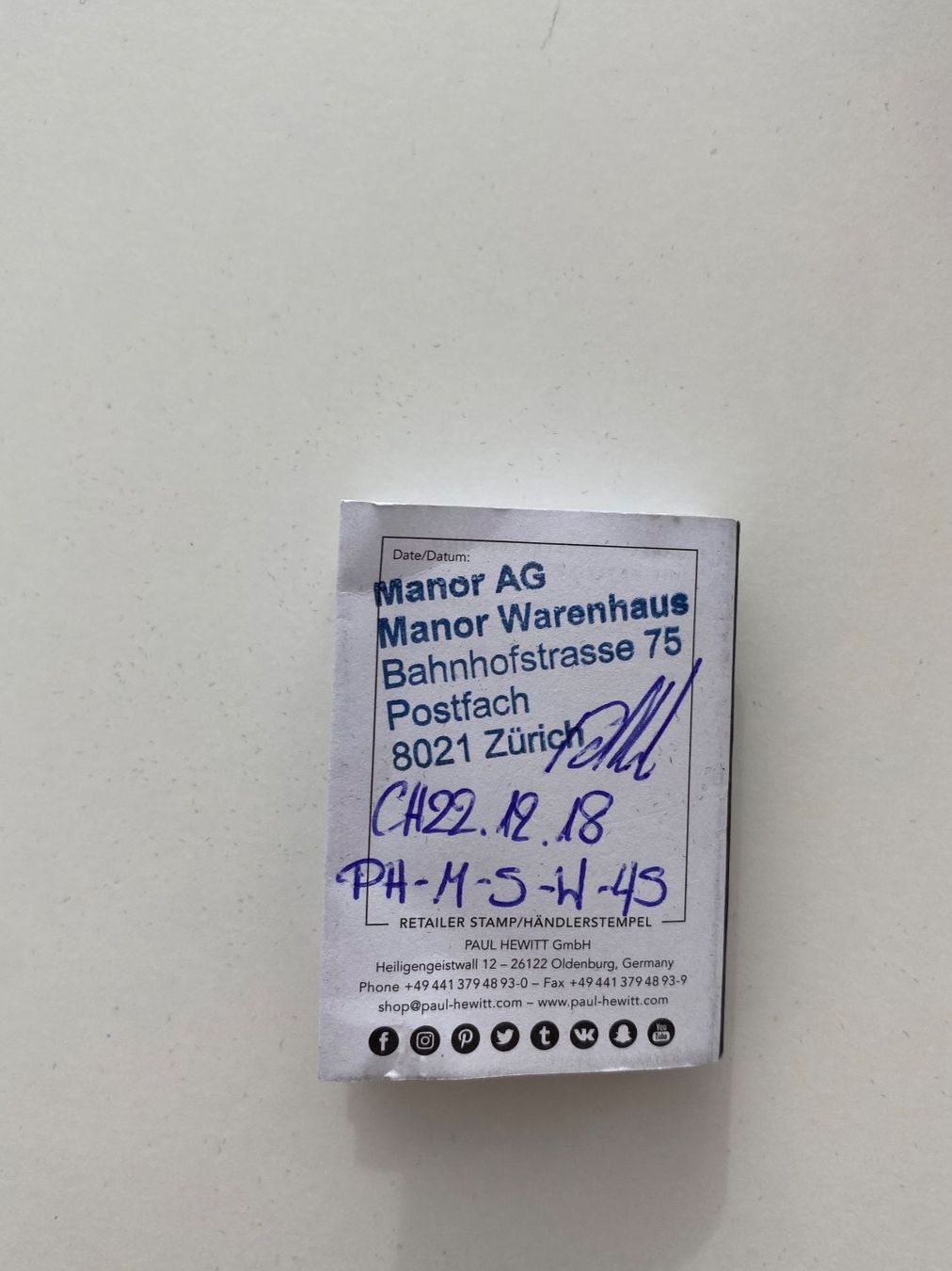 Paul Hewitt Uhren: Armbanduhr Paul Hewitt – Gebraucht aus Sissach von laura.x4 4