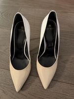Navyboot Pumps 39 – Nude & Weiss, kaum getragen