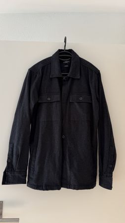 Herren Hemdjacke, Grösse S, Dunkelgrau