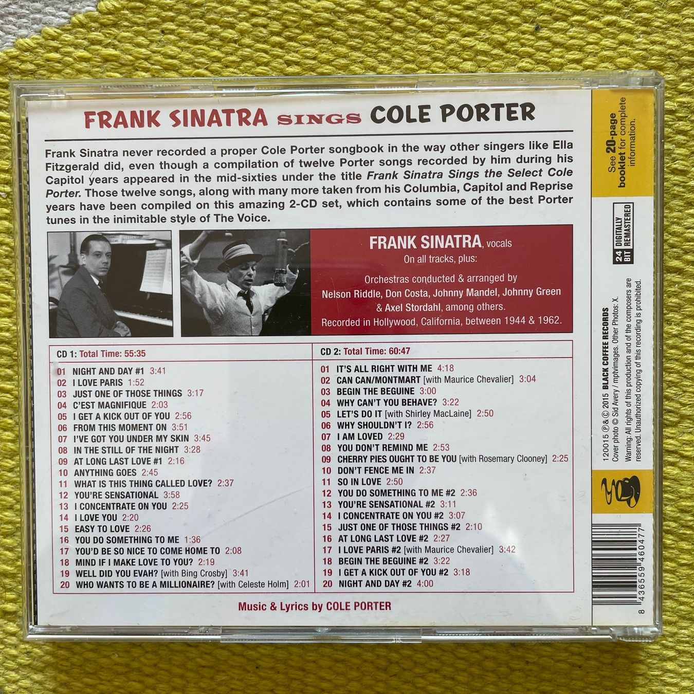 CD: FRANK SINATRA-2CD SINGS COLE PORTER – Usato da Rorschacherberg venduto da CD-Roli 1