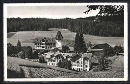 Linden, Schlegwegbad vom Waldrand gesehe