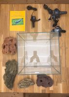 Nano Aquarium für Zwerggarnelen mit Zubehör