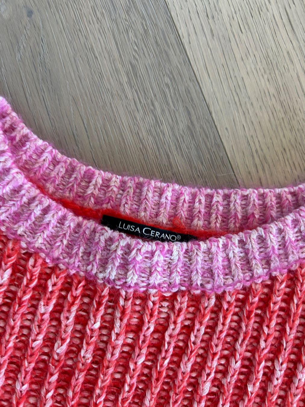 Luisa Cerano Maglioni & Felpe: Luisa Cerano Strick Pullover rot pink Gr. 38 – Usato da Zug venduto da Gibbi80 1
