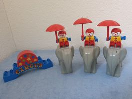 Lego Duplo (F35) 3 Clowns auf Elefant