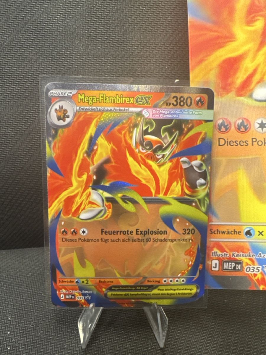 Pokémon Carte collezionabili: Pokemon Mega-Flambirex + Jumbo – Nuovo (secondo la descrizione) da Volketswil venduto da kev_8cfn 1