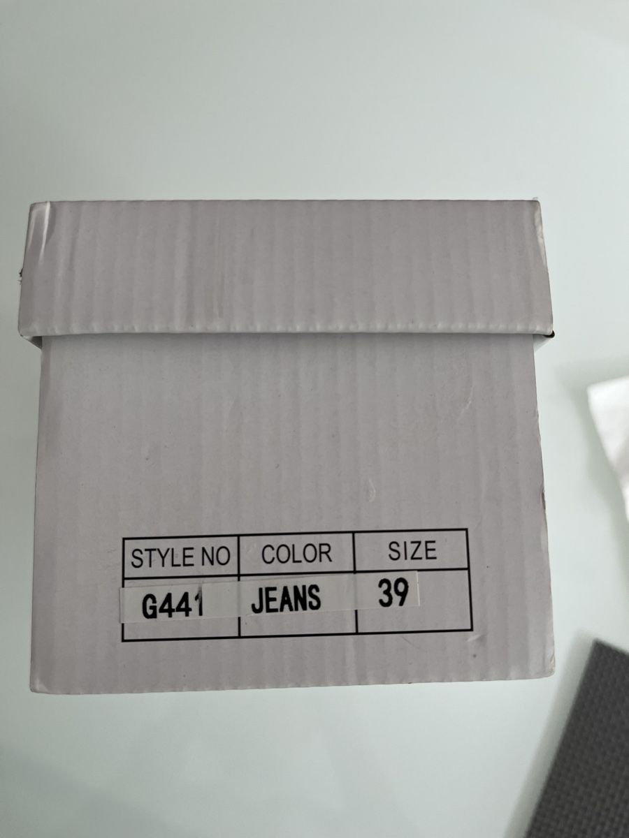 Damenschuhe: Sandaletten Jeans Grösse 39 Blockabsatz  – Neu und originalverpackt aus Füllinsdorf von Bambu2007 3