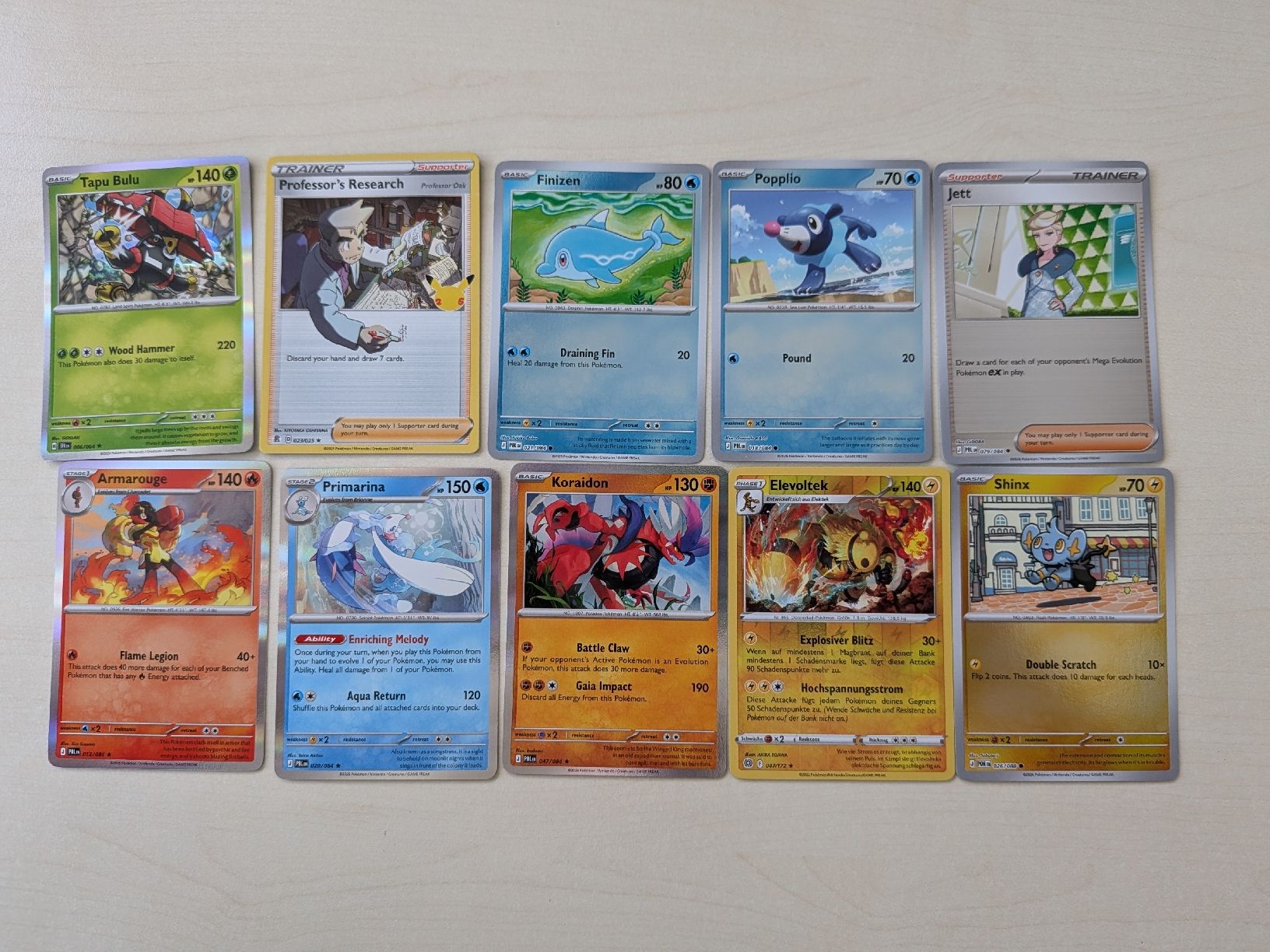 Pokémon Carte collezionabili: 10-teiliges Pokémon Karten-Set! – Nuovo (secondo la descrizione) da Märstetten venduto da eri_9lt8