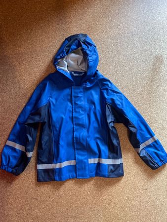 Kinder Regenjacke Gr. 116 mit Reflektoren, von KIDS
