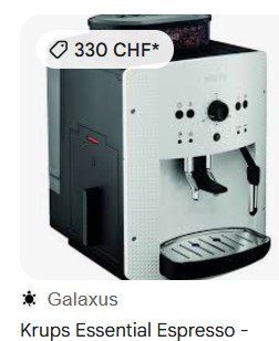 Krups Macchine per caffè & Macchine per espresso: Krups Essential Espresso Kaffeemaschine  / machine à café – Usato da Collonges venduto da arashee 2