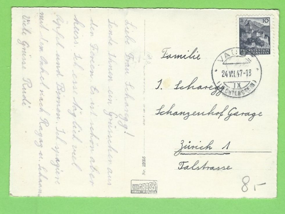 Cartoline postali: Buchs St.G. mit Drei Schwestern – Usato da Zürich venduto da t24_de 1