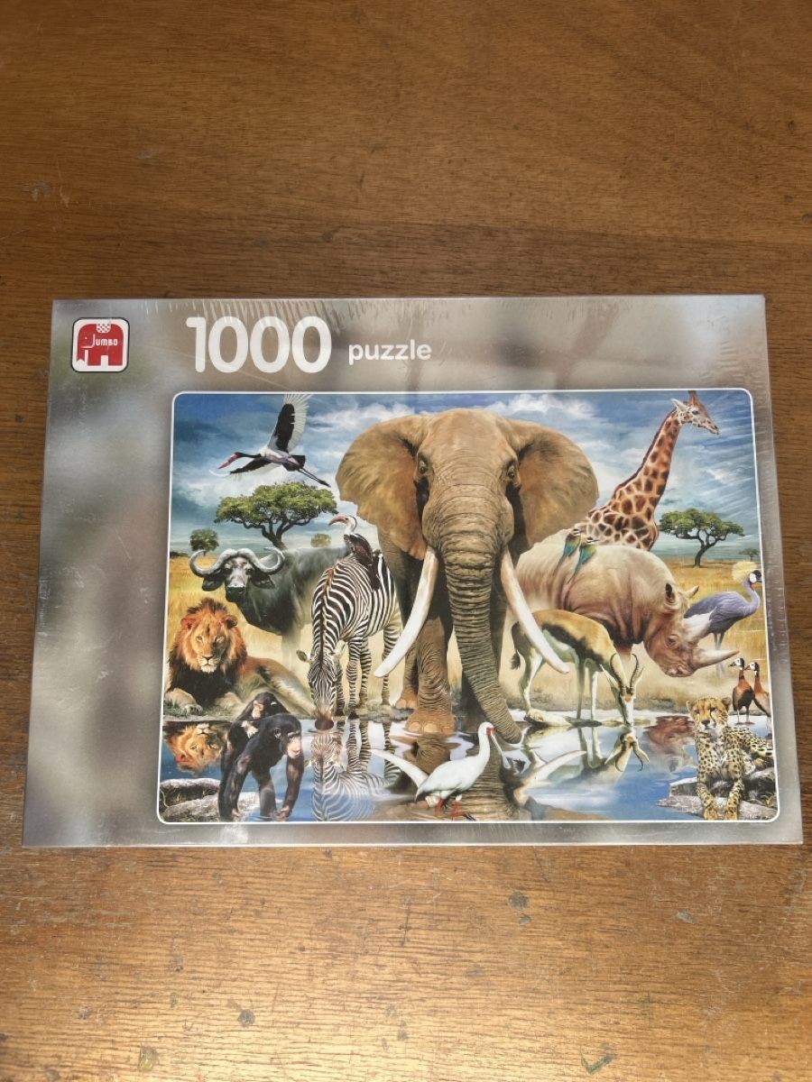Puzzle: Puzzle Tiere Afrikas – Nuovo e nell'imballaggio originale da Burgdorf venduto da Mm.ju