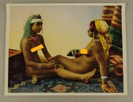FEMMES ARABES, NUDE, AKT, EROTIK, PHOTOCHROM UM 1900/1910