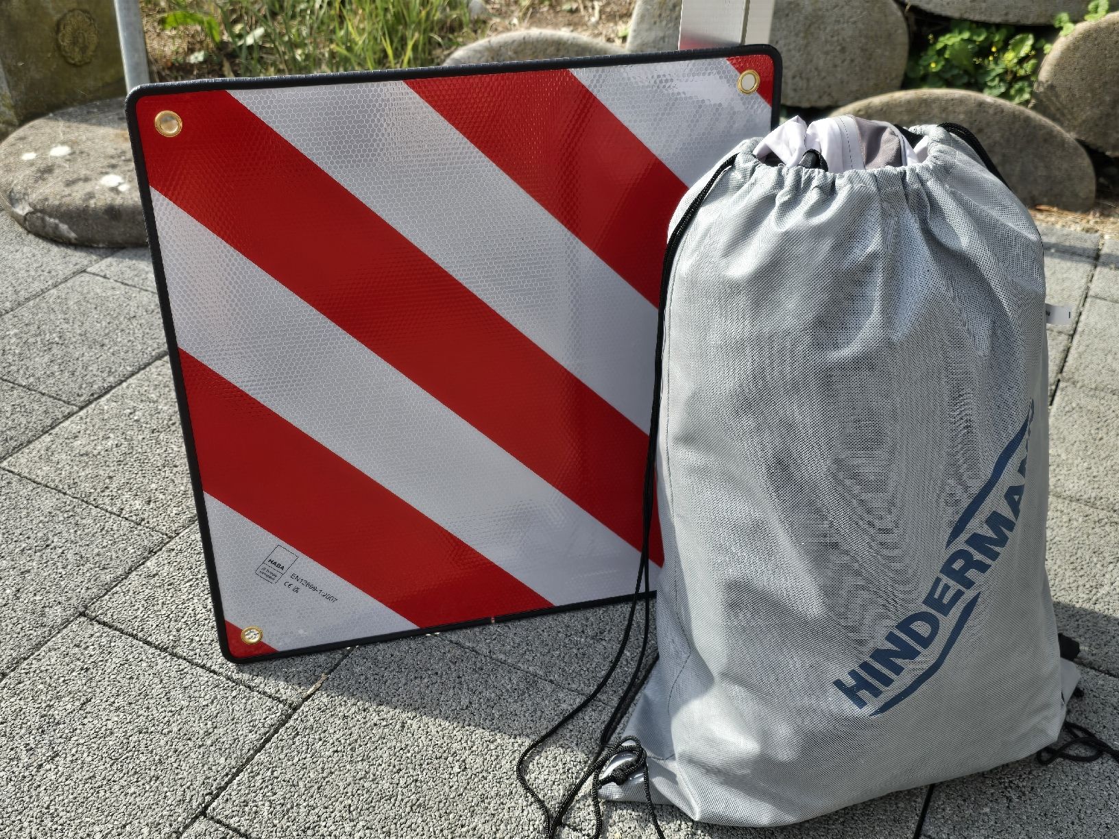 Altri accessori per ciclismo: Fahrradschutzhülle mit Warntafel 2x gebr. – Usato da Walkringen venduto da Vanuca