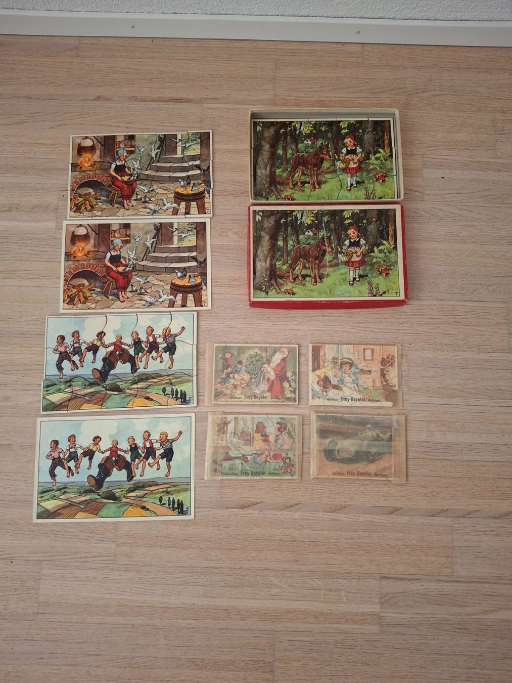 Puzzles: 7 Vintage Puzzles (ca. 1940) – Gebraucht aus Dietikon von Hwengi