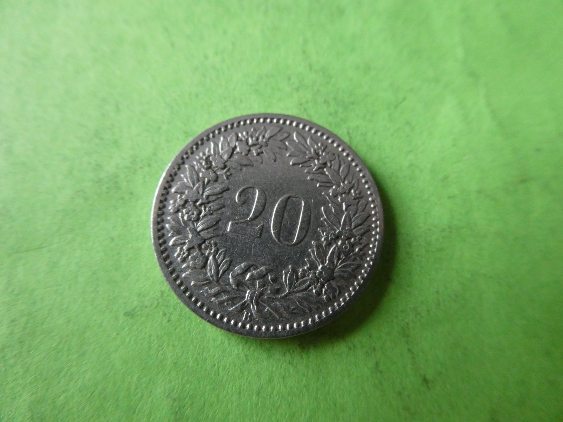 Alle Münzen: Schweiz 1897, 20 Rappen – Neu (gemäss Beschreibung) aus Hinterforst von Rohusri 1