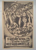 Seltenes Freda & The Firedogs Konzertplakat vom April 1979!
