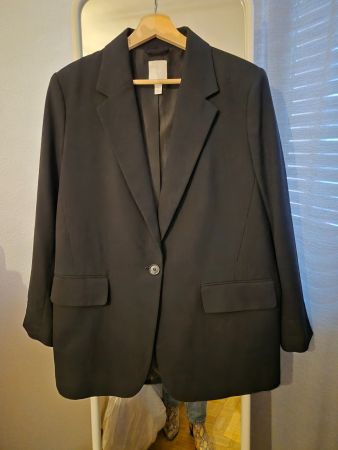 Black Oversized Blazer H&M