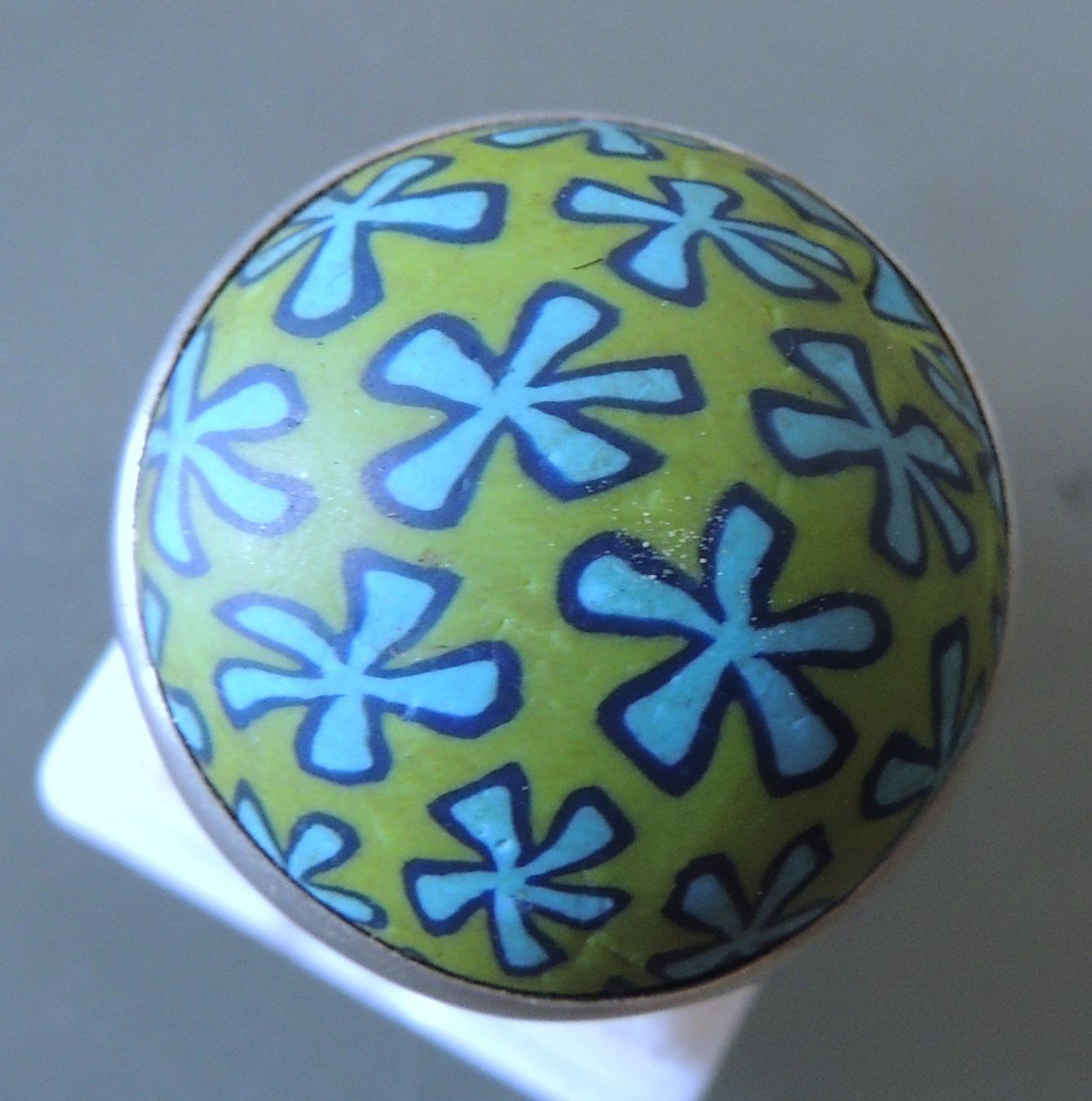 Anelli: Silber 925 Kautschuk Fingerring Gr. 53 – Usato da Waldenburg venduto da schaller707 1