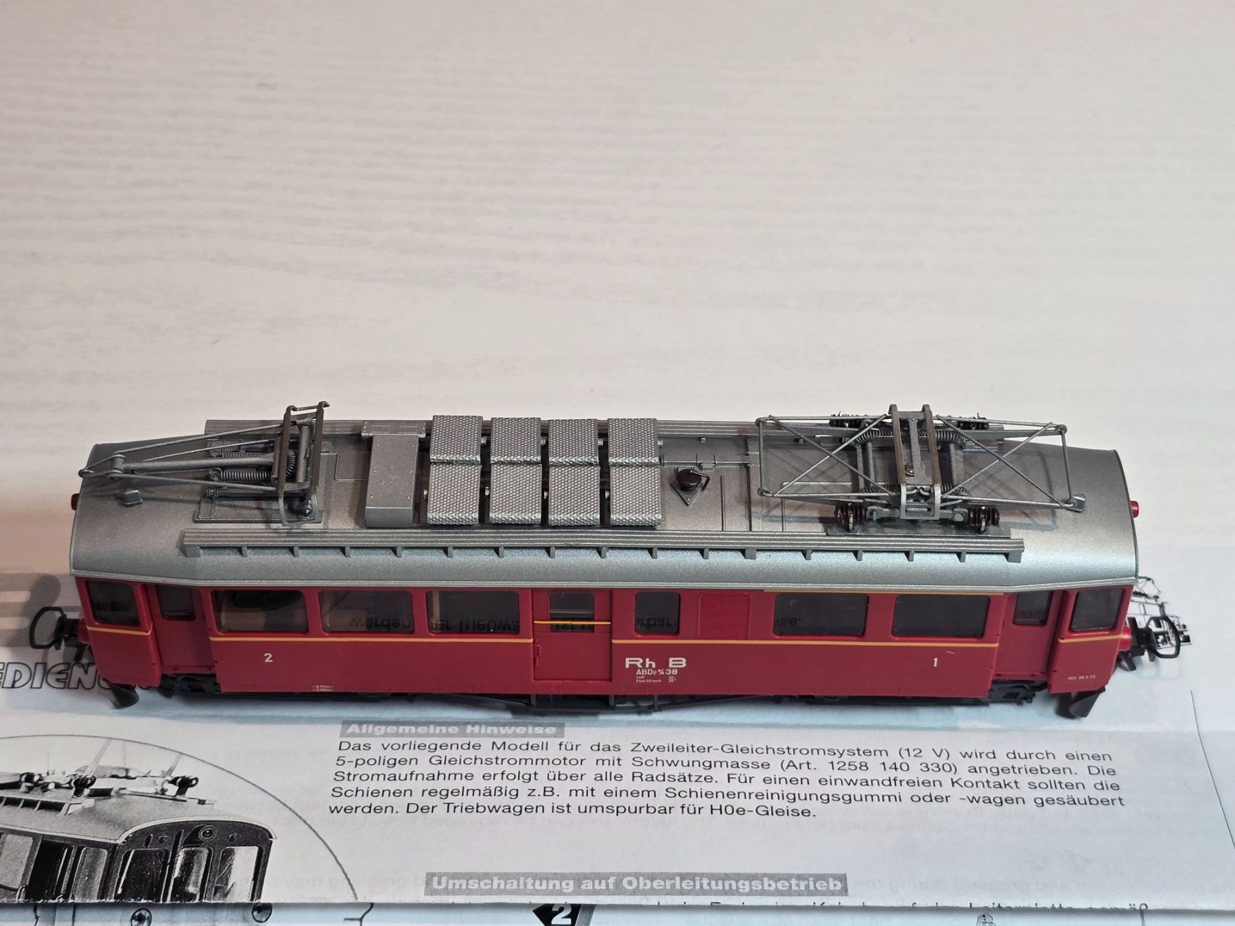 Bemo Modellini di ferrovie: Bemo 1268138, RhB, ABDe 4/4, 38, Berninatriebwagen, Digital – Nuovo e nell'imballaggio originale da Kloten venduto da Nicola2 2