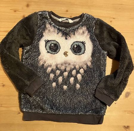 Eulenpullover Gr.110/116