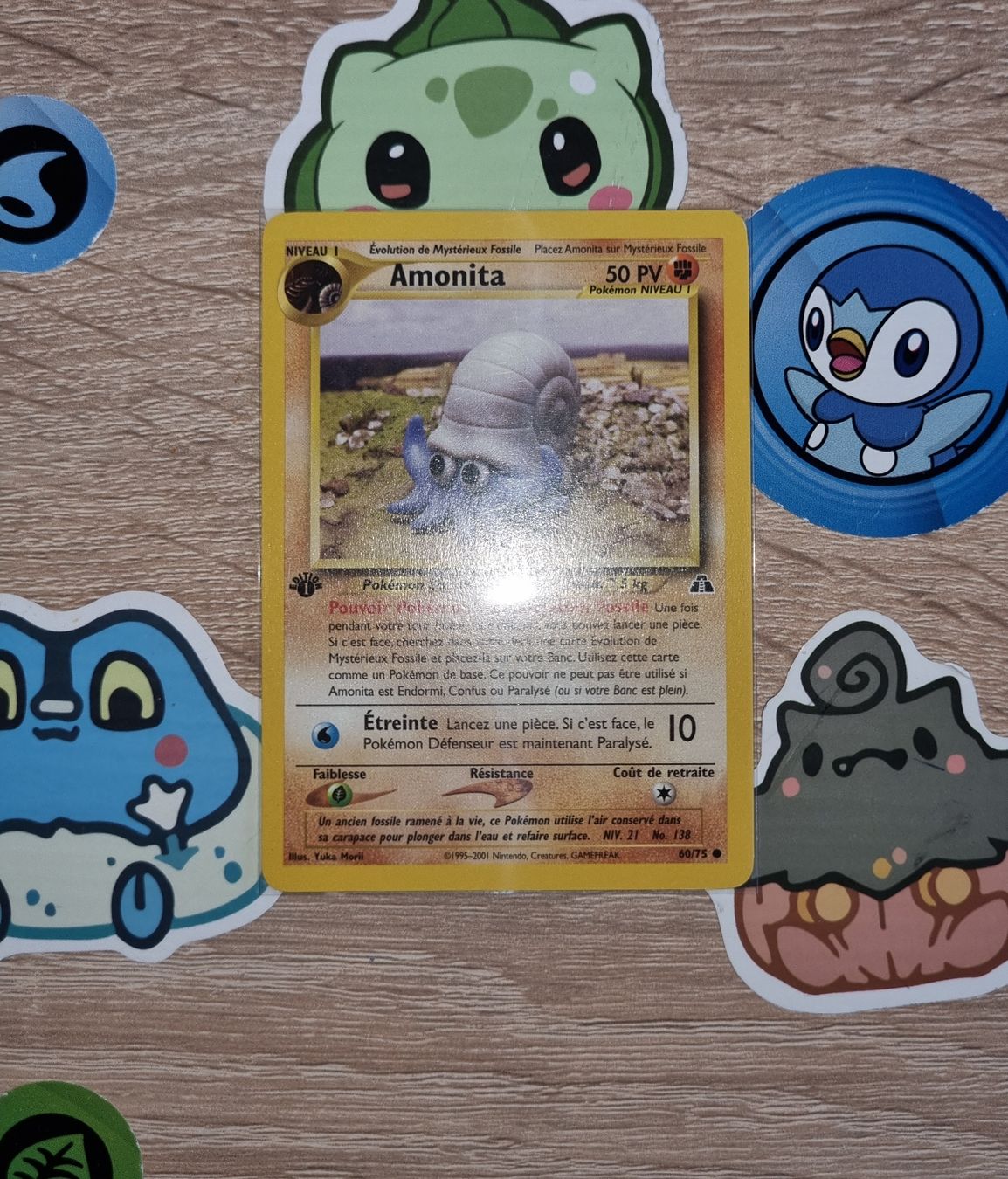 Pokémon Sammelbilder & Trading cards: amonita ed1 – Gebraucht aus St-Maurice von Woopersonal 1