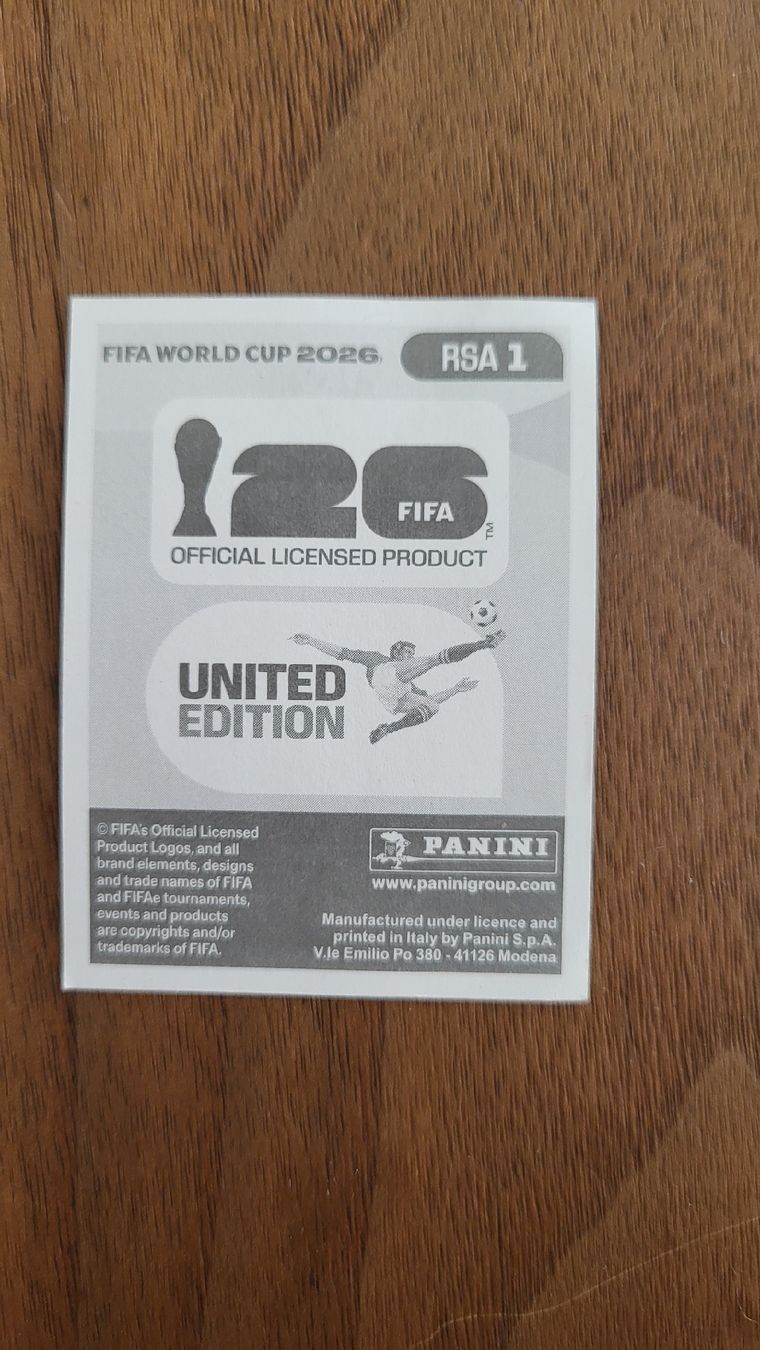 Panini Sammelbilder & Trading cards: FIFA World Cup 2026 RSA 1 Sticker Panini – Neu (gemäss Beschreibung) aus Triesen von stephanieschurti 1