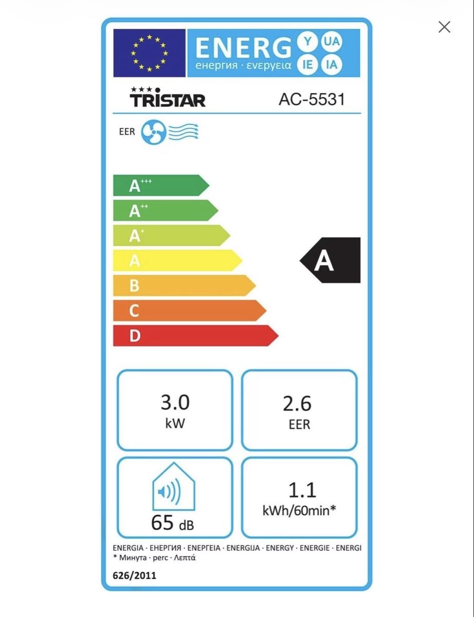 Condizionatori: Air conditioner Tristar Ac-5531 – Usato da Wädenswil venduto da map_dfv8 4