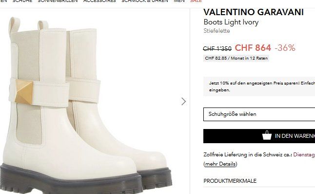 Chanel Damenschuhe: Valentino Boots / Bottes  .38 – Gebraucht aus Collonges von Auganien 9