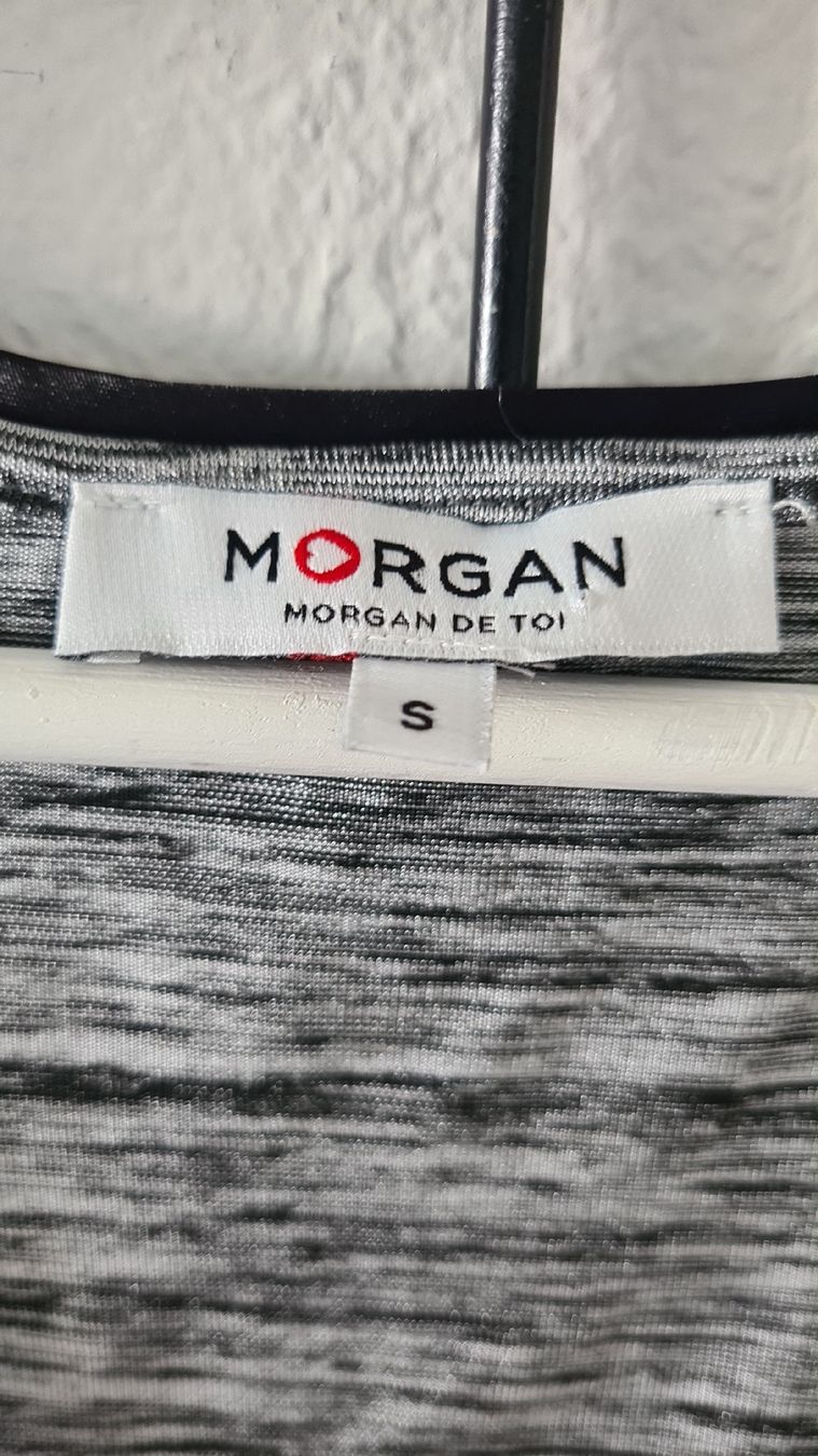 Morgan T-shirts: Morgan Shirt, Grau/Schwarz, Grösse S, – Neuf (Voir description) à KRIENS par Franzy_Blond10 4