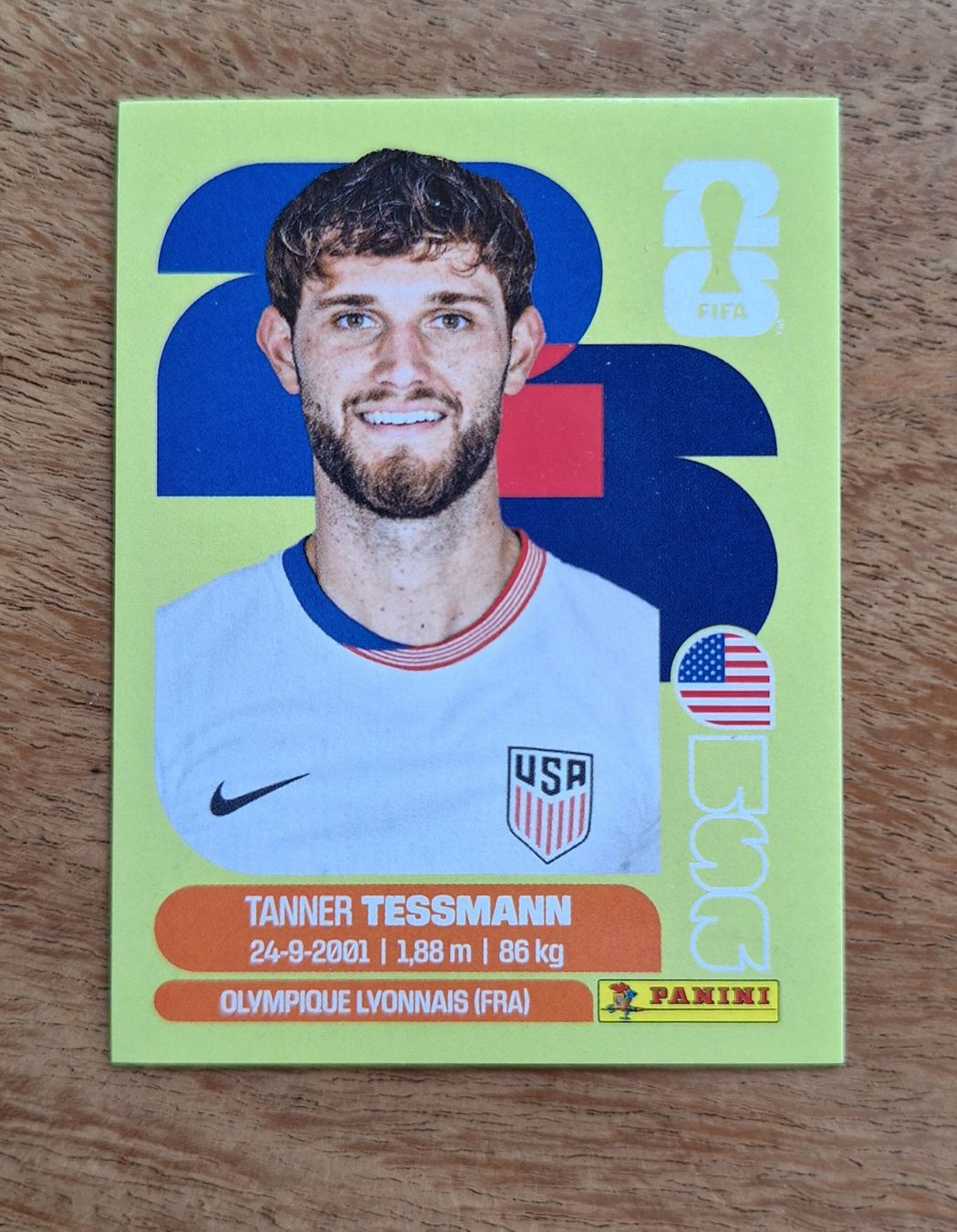 Panini Sammelbilder & Trading cards: Panini Tanner Tessmann USA 9 – Neu (gemäss Beschreibung) aus Romanens von Crocette