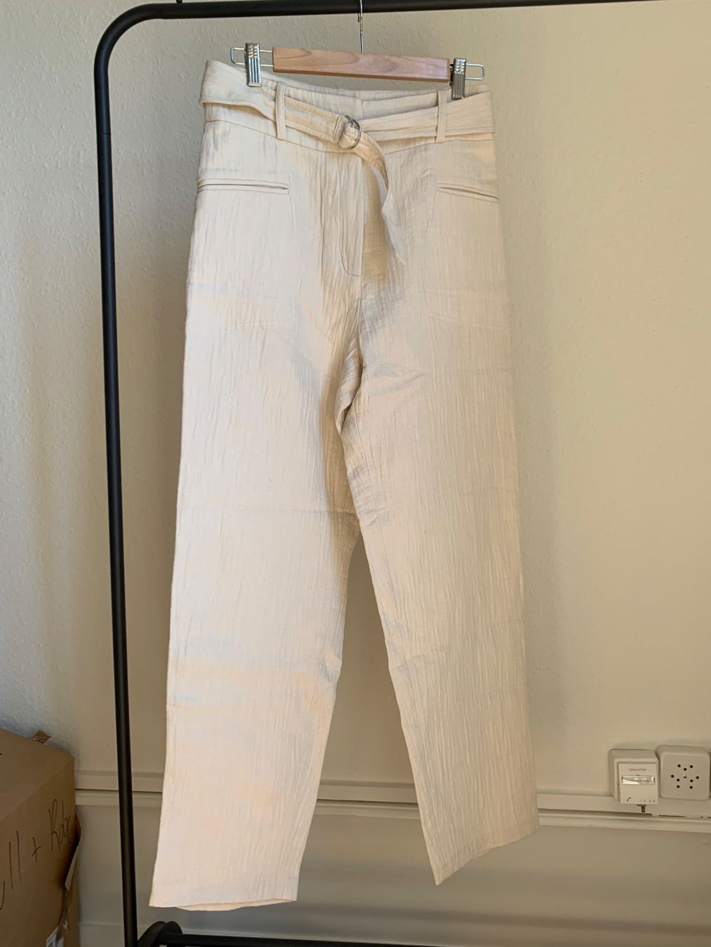 Iro Pantaloni: Pantalon lin et coton Iro – Nuovo e nell'imballaggio originale da Genève venduto da rez_c6c6
