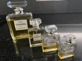 Edle "Chanel No. 5" Deko-Parfumflaschen 