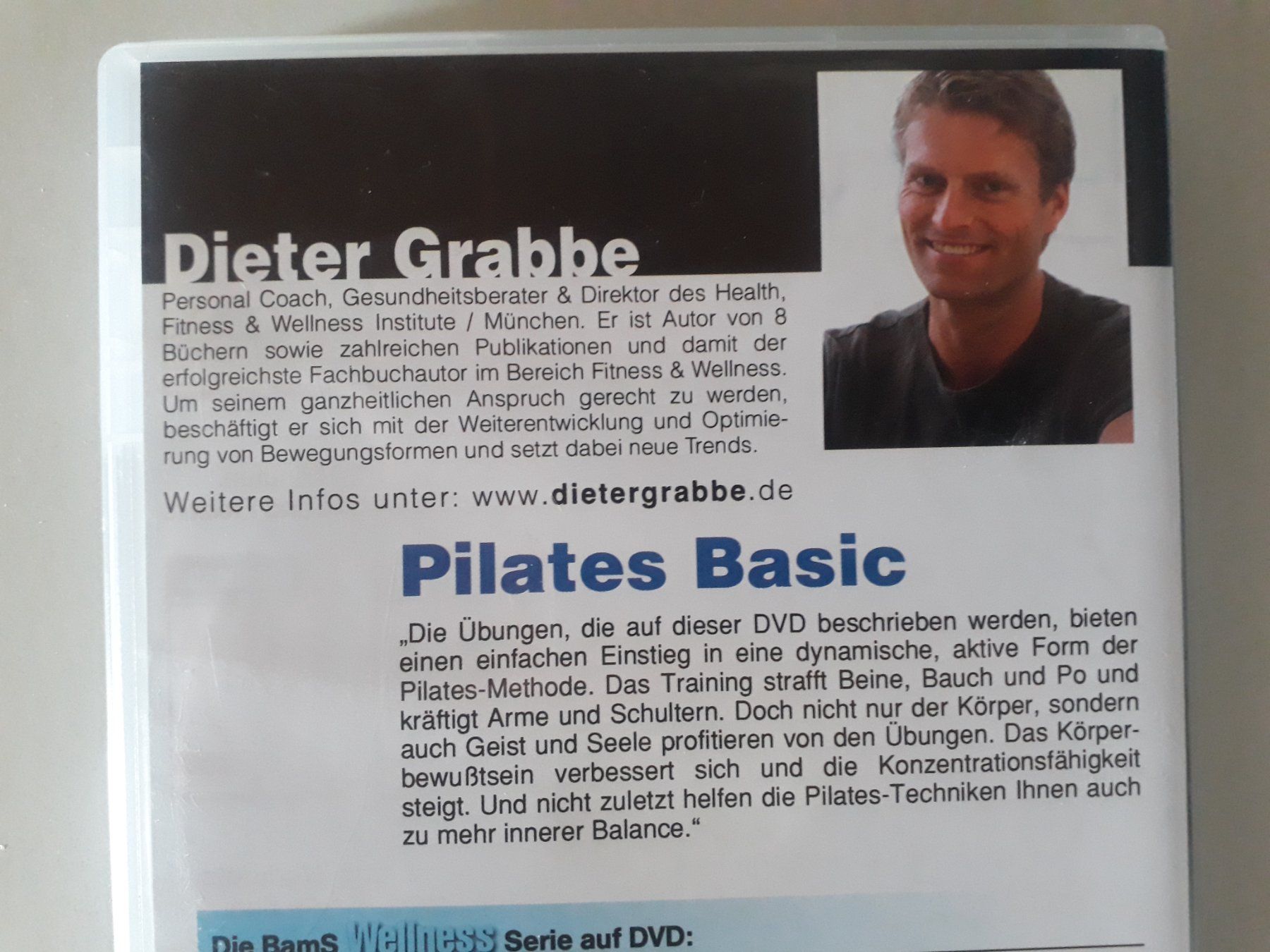 Tutti i DVDs: PILATES Basic - Bild am Sonntag Wellness Vol. 1 (D. Grabbe) – Usato da Wichtrach venduto da LuckyLuke69 2
