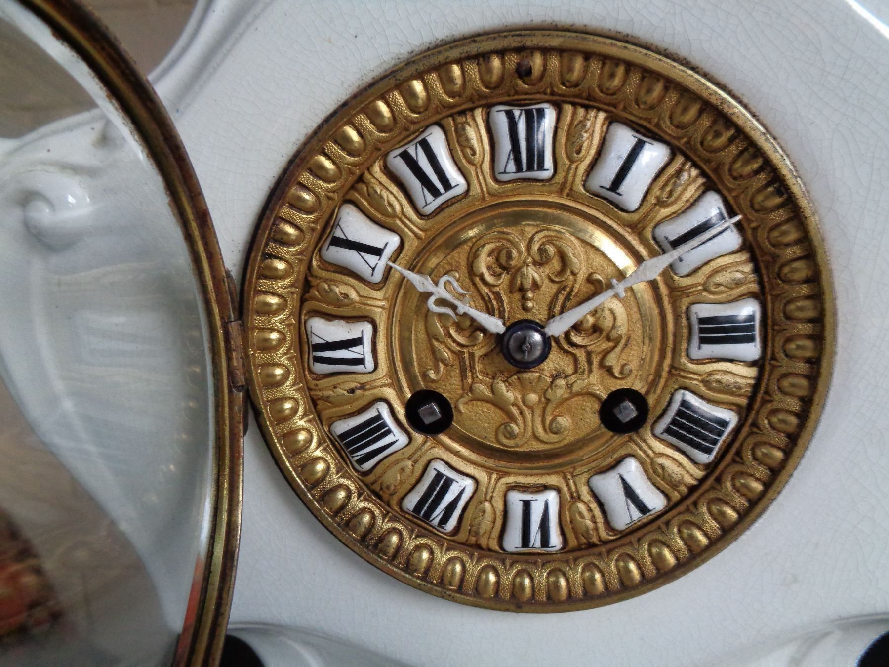 Orologi: Antike Porzelanpendule – Usato da Camorino venduto da Hunpete 4