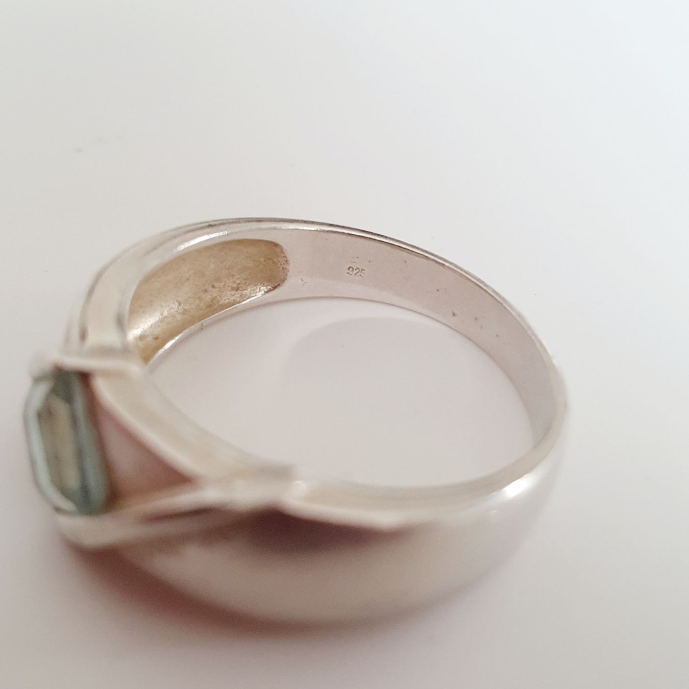 Anelli: Silber Ring 925er mit blauem Stein Grösse 19.4 mm  – Usato da Kreuzlingen venduto da Wunderkiste123 1