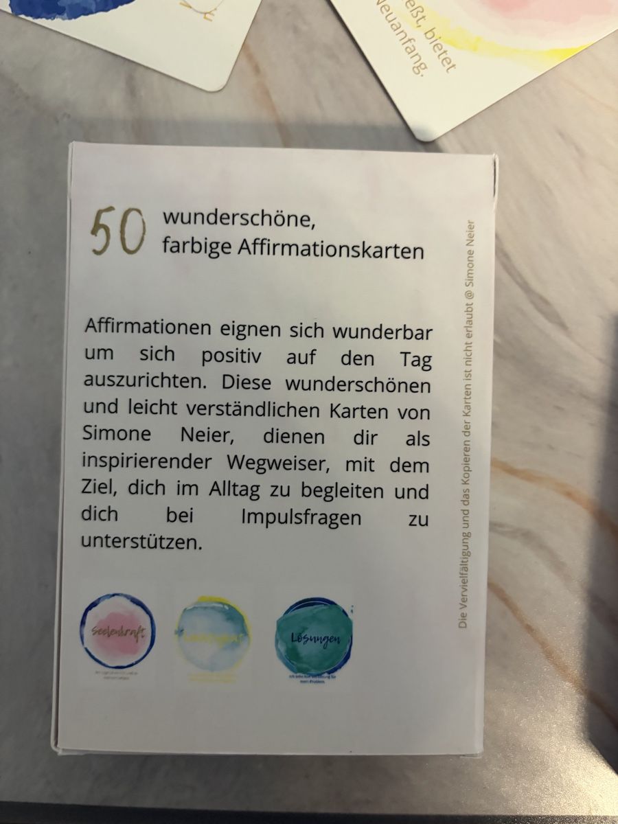 Cartoline: Achtsamkeitskarten – Usato da Henau venduto da martina_1998 5