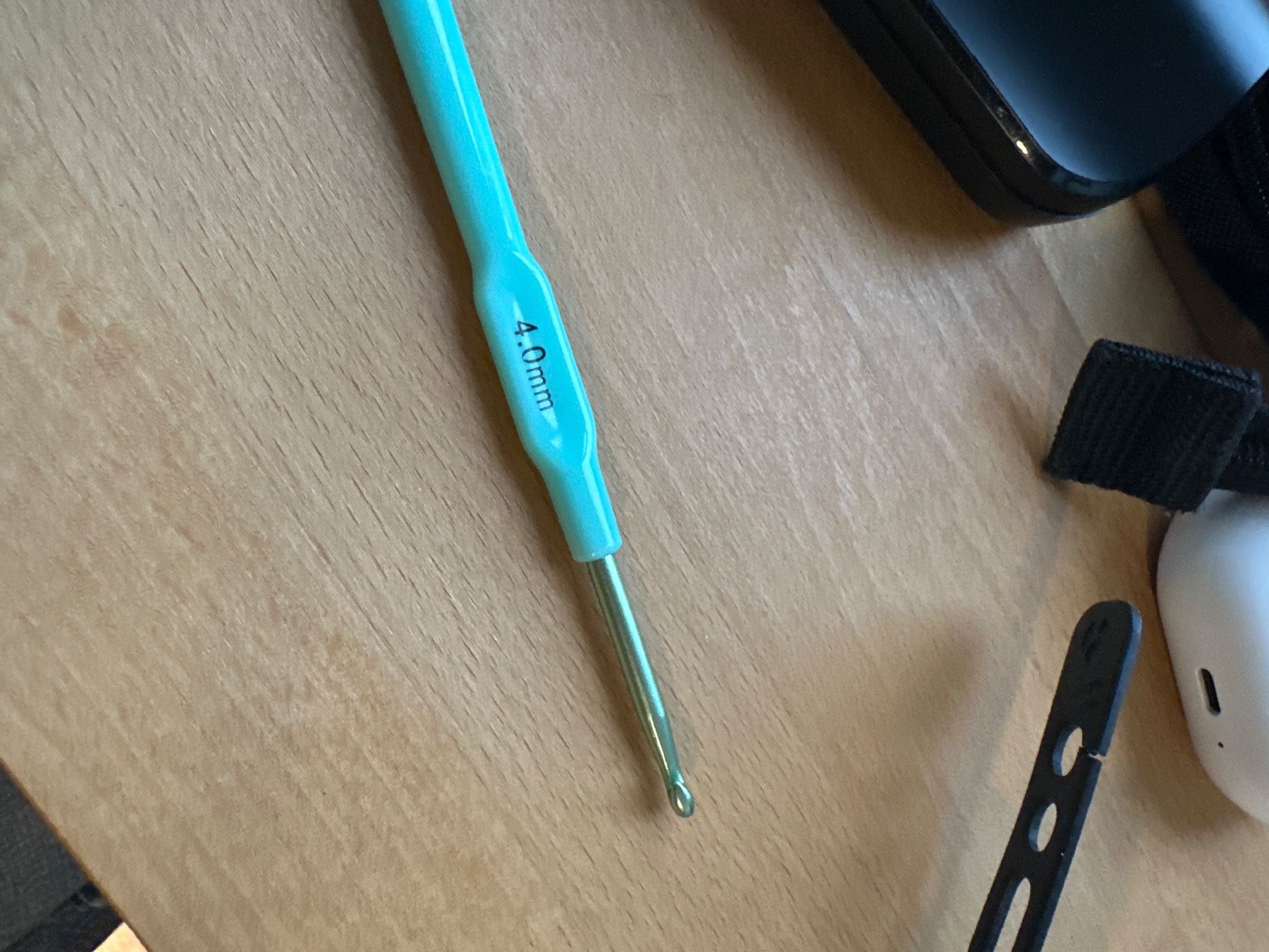 Lana: Teal Crochet Yarn with Hook – Usato da Zürich venduto da justus_grabowsky 1