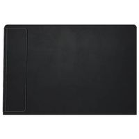 IKEA RISSLA Schreibtischunterlage in Schwarz.