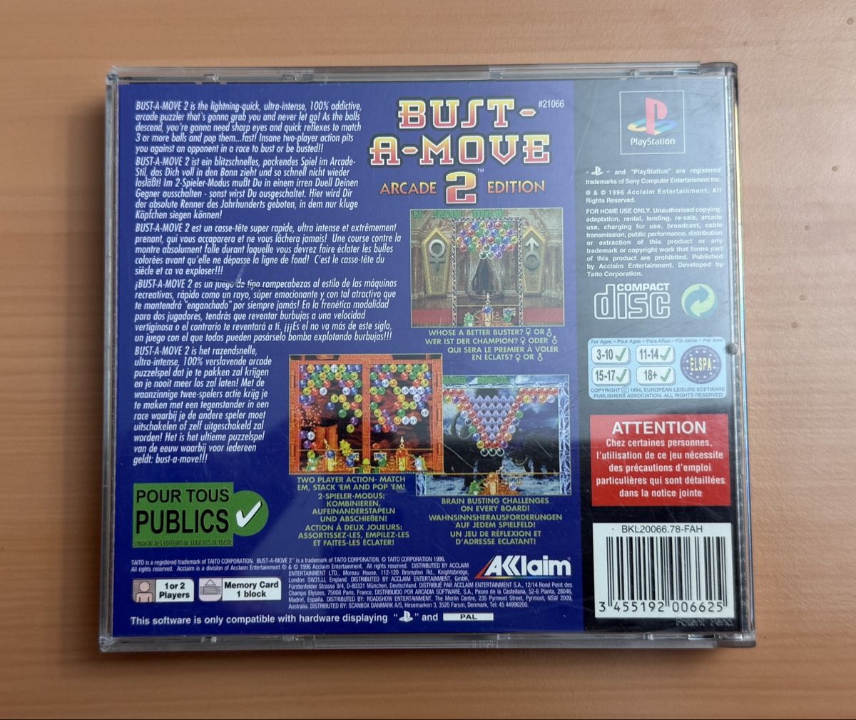Sony Giochi: Bust a Move 2 Arcade Edition, PlayStation 1 – Usato da Rüti ZH venduto da second.life 1