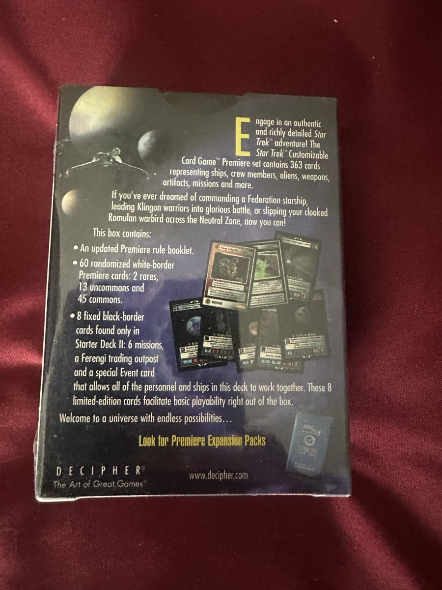 Cartes à collectionner: Lost TCG Star Trek Theme Deck – Neuf avec emballage d'origine à Ringgenberg BE par gemkeeper 1