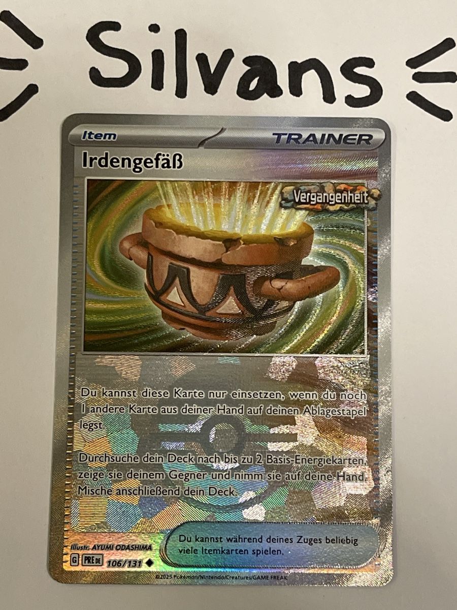 Pokémon Carte collezionabili: Irdengefäss Pokeball Reverse Prismatische Entwicklungen DE – Nuovo (secondo la descrizione) da Wil SG venduto da Silvans
