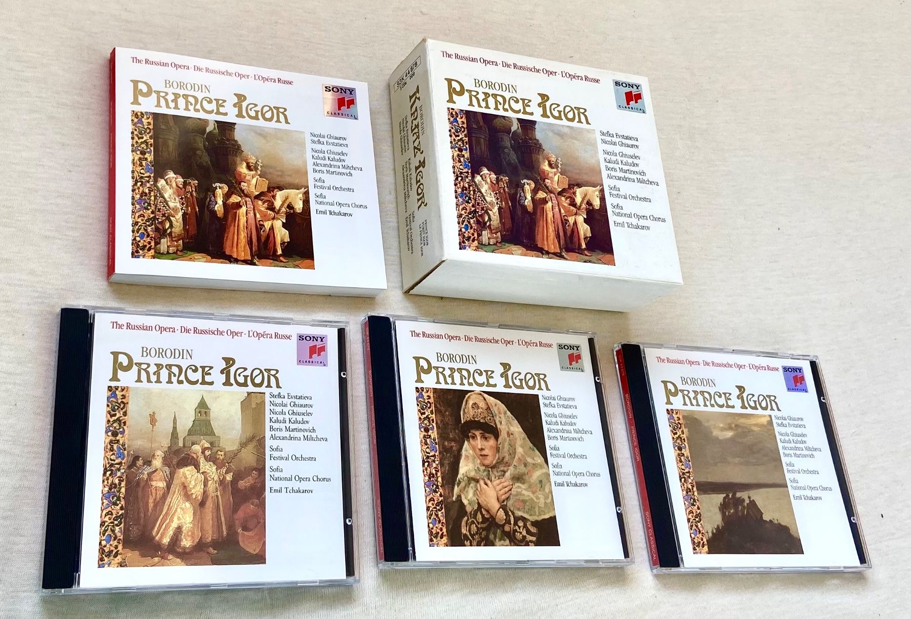 CD: 3 CDs Borodin - Prince Igor • Fürst Igor • Oper-Boxset – Usato da Luzern venduto da Lycka 3