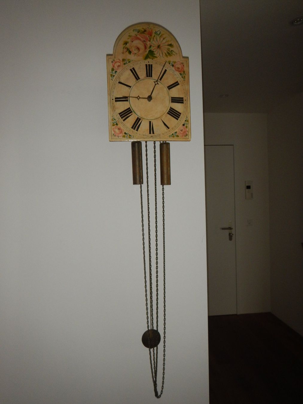Stand- & Wanduhren: Pendule mit Blumenmuster (Schwarzwald?) – Gebraucht aus Uerikon von Rudel99 2
