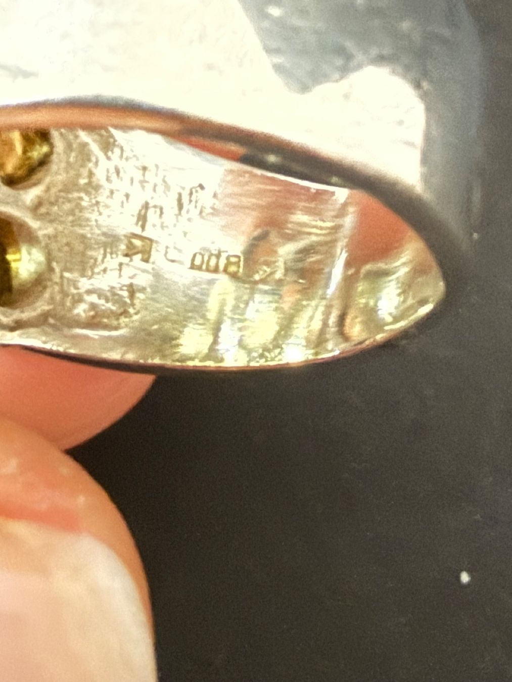 Anelli: Silber Ring mit Peridot 800 – Usato da Spiegel b. Bern venduto da Rogger72 7