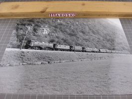 Grosses Echtfoto: Biasca mit historischen Loks, 1997, Schwei